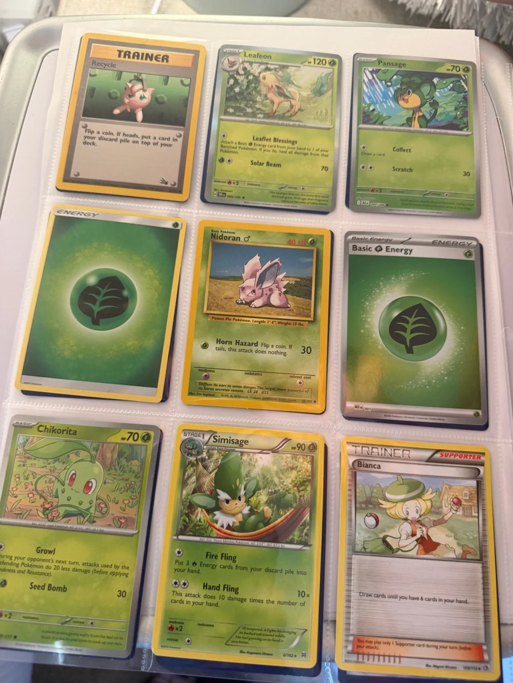Pokemon collection green